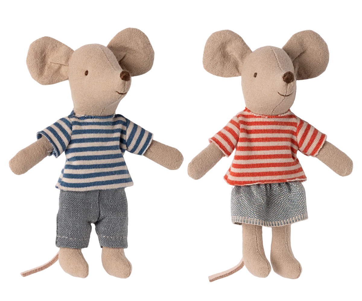 LouiMax and Stella, Little brother and sister mice (PREORDER)
