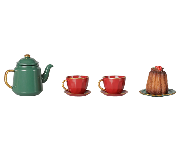 Christmas tea party, Mouse - Red/Green (PREORDER)