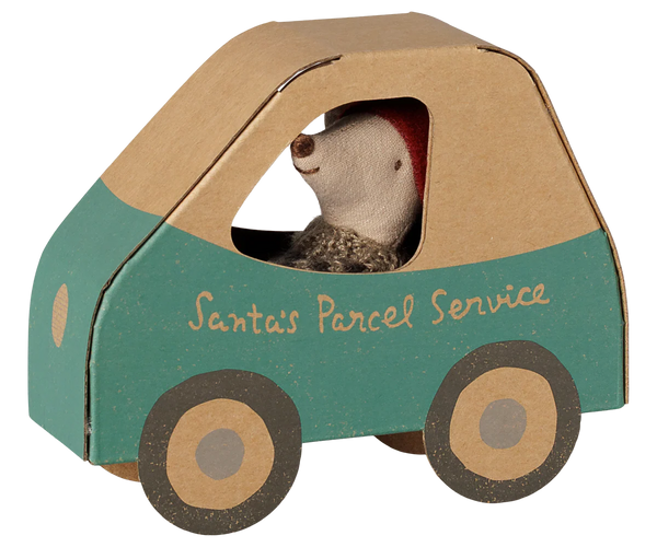 Christmas mouse, Little brother in car box (PREORDER)