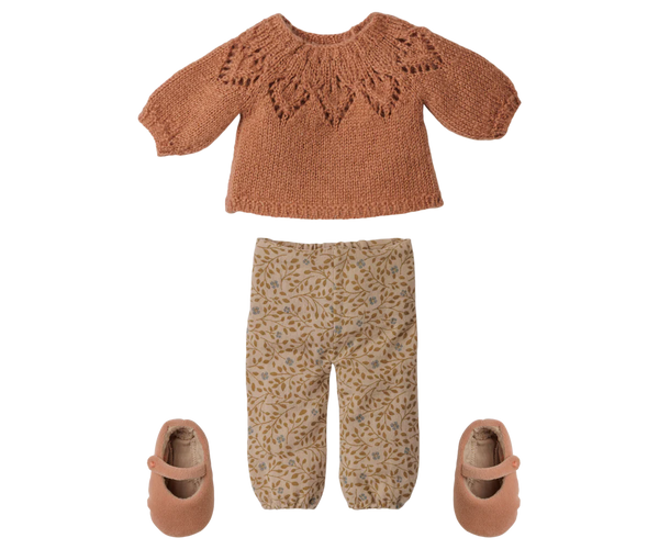 Bunny, Size 3 - Classic - Pants and knitted sweater (Preorder)