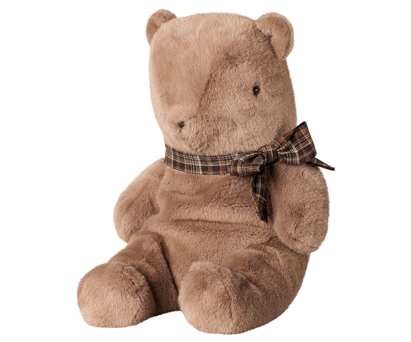 Teddy bear plush, Large - Dark mushroom