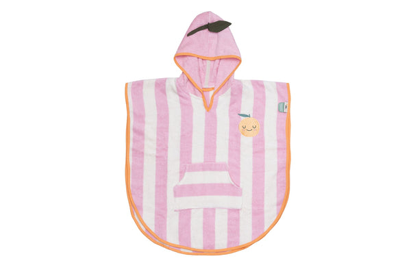 Mandy Mandarine hooded poncho