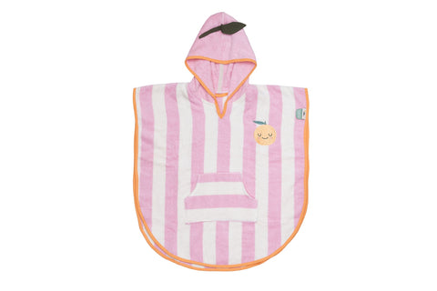 Mandy Mandarine hooded poncho