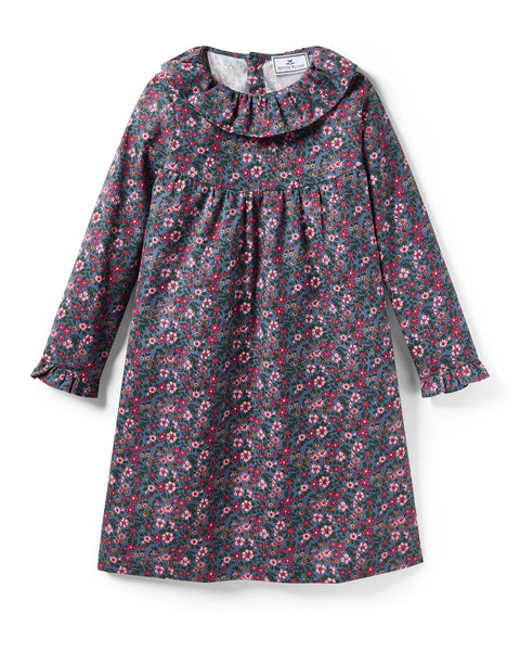 Girl's Twill Scarlett Nightgown in Fleurs de Saison