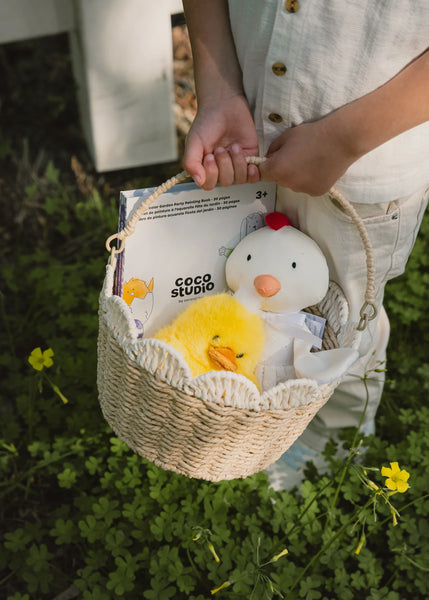Scallop Edge Basket- Medium