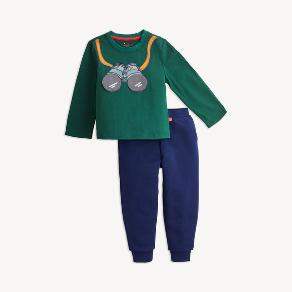 Magnetic Top & Jogger Set- Peek-A-Pocket Binoculars