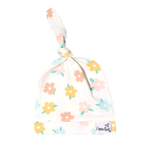 Baby Top Knot Hat- Daisy