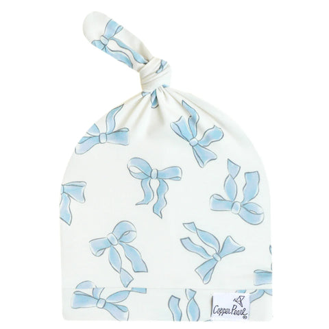 Newborn Top Knot Hat- Daphne