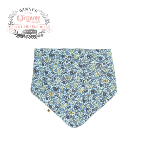 BIBS x LIBERTY Bandana Bib -Chamomile Lawn Baby Blue