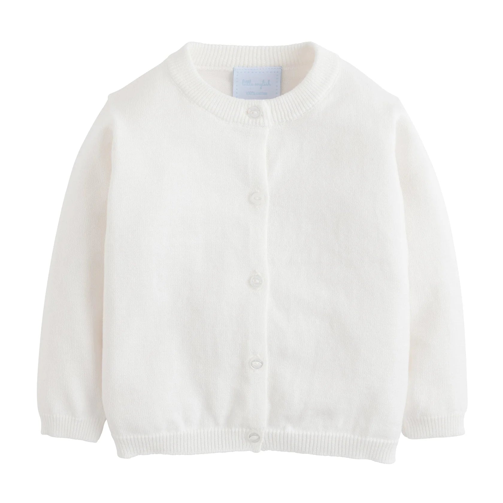 Essential Cardigan - White