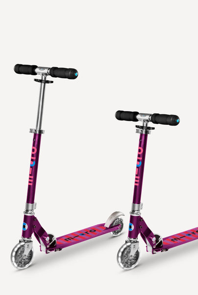 Micro Sprite Led Scooter-Purple Stripe
