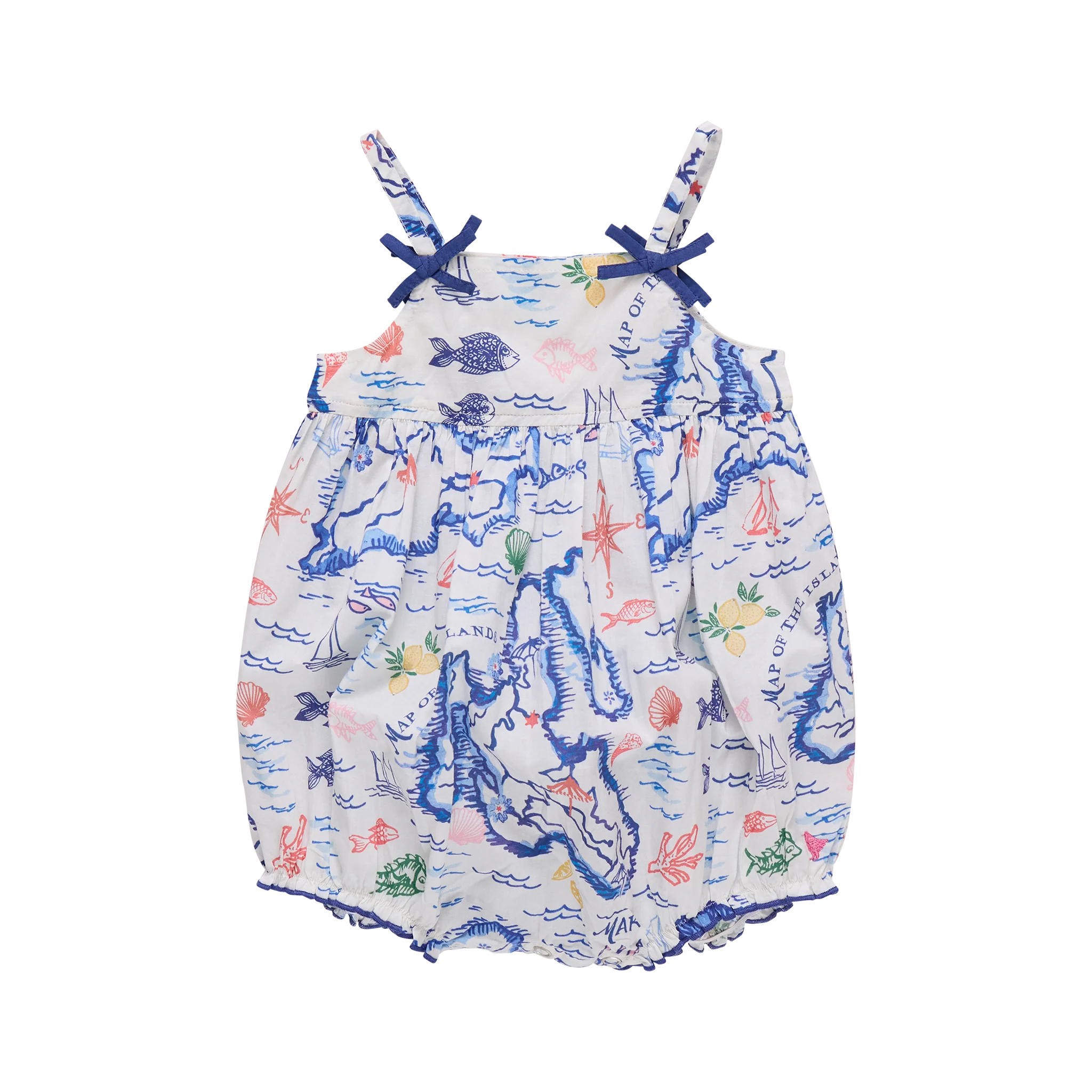 Baby Girls Tia Bubble- Island Map