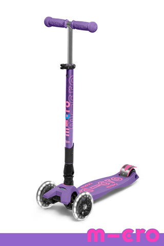 Micro Maxi Foldable LED Scooter - Purple