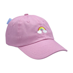 Rainbow Bow Baseball Hat (Girls)