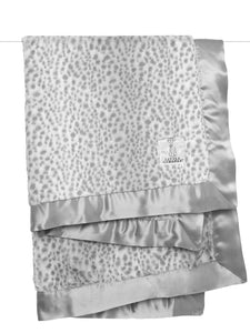 Luxe Snow Leopard Baby Blanket