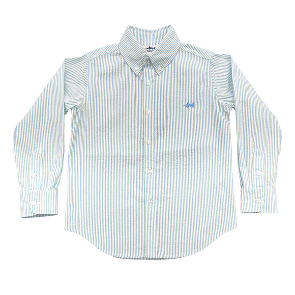 Carter Oxford Shirt Coastal Stripe Seersucker (FINAL SALE)