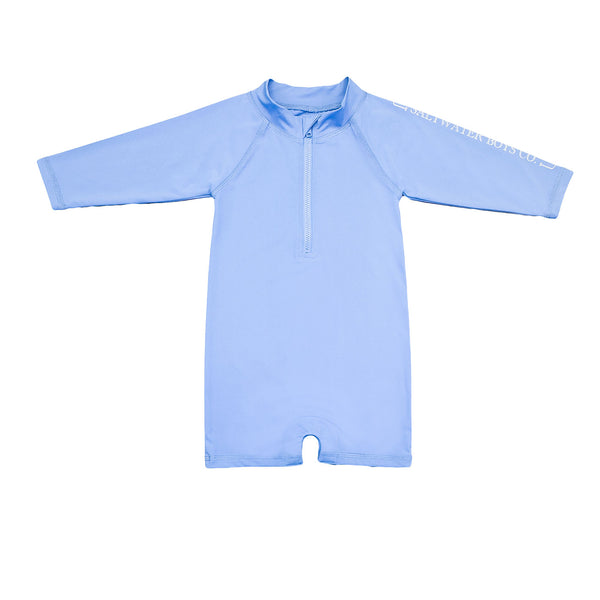 Tybee Rashguard Romper- Royal Blue