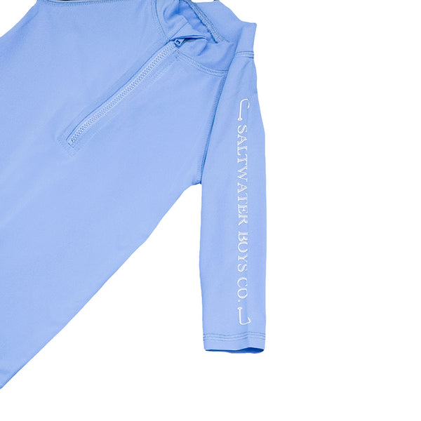 Tybee Rashguard Romper- Royal Blue