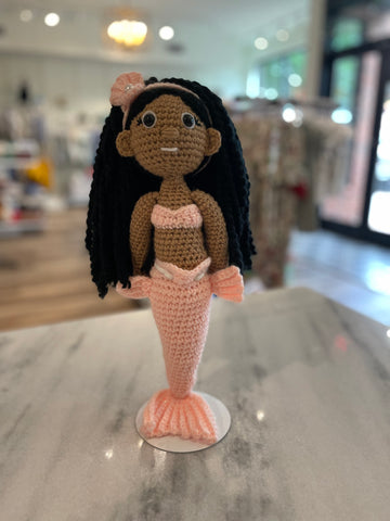 Stormi- Mermaid crochet doll