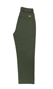 Naples Elastic Waist Pant- Olive