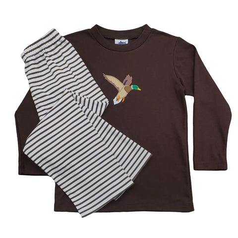 2 Piece Applique Pant Set Mallards