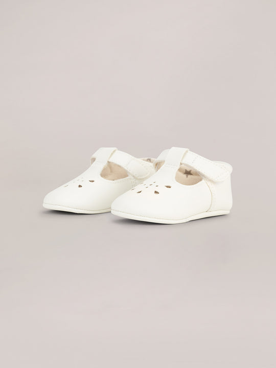 Eco Steps Baby Shoes - Mary Jane (White)