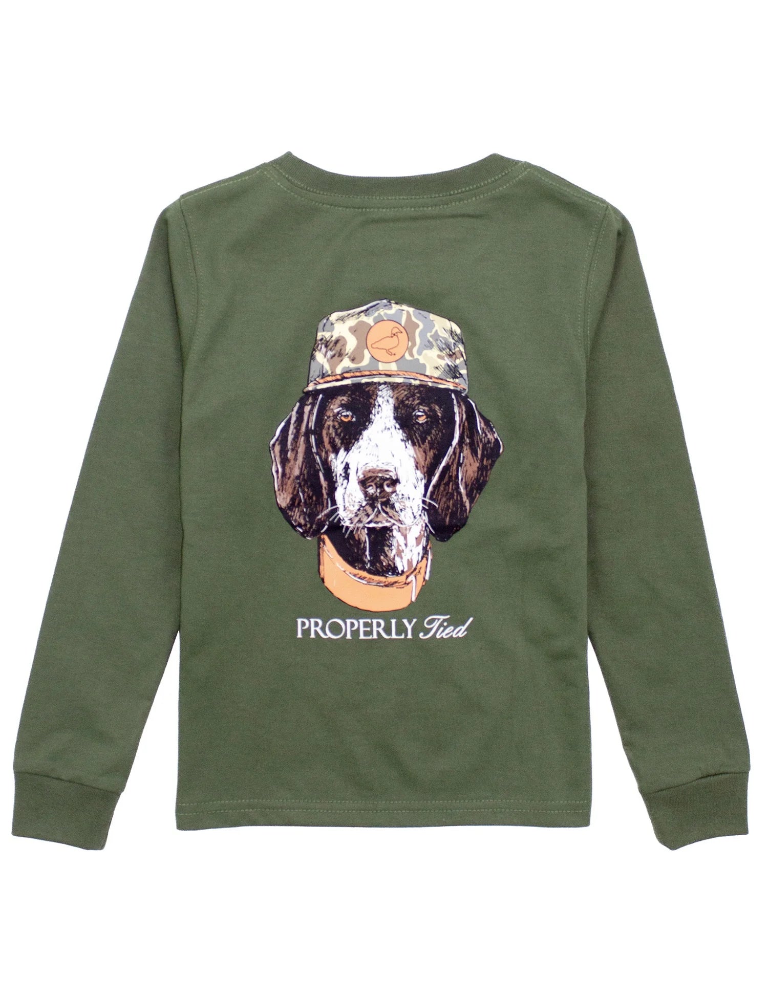 Boys Man's Best Friend LS- Olive