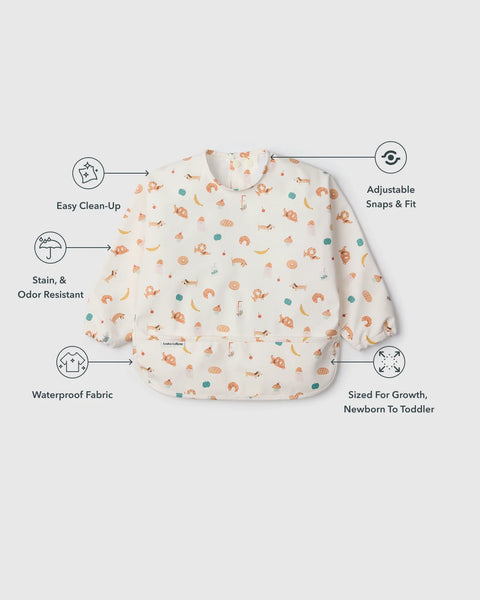 Long Sleeve Bib- French Breakfast