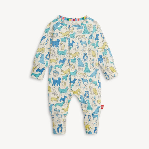 blue it's a paw-ty modal magnetic grow with me convertible coverall