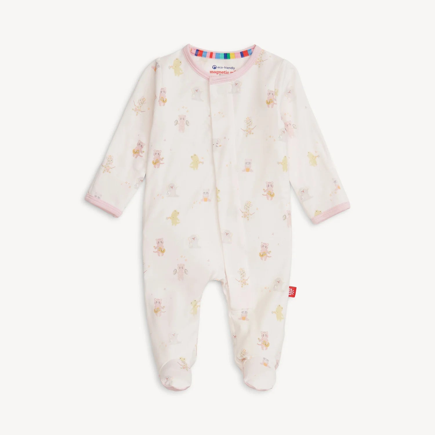 pink baby beats modal magnetic footie