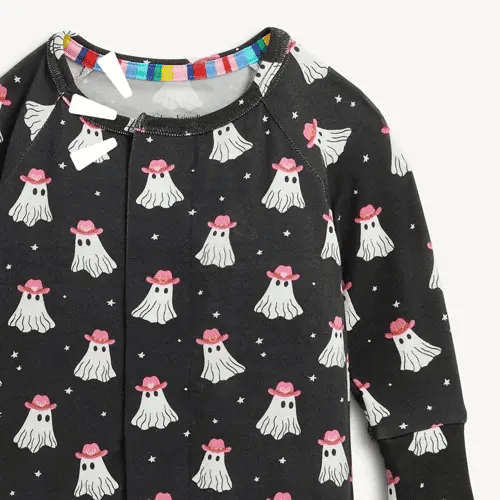 Magnetic Convertible Coverall- Let's Go Ghouls