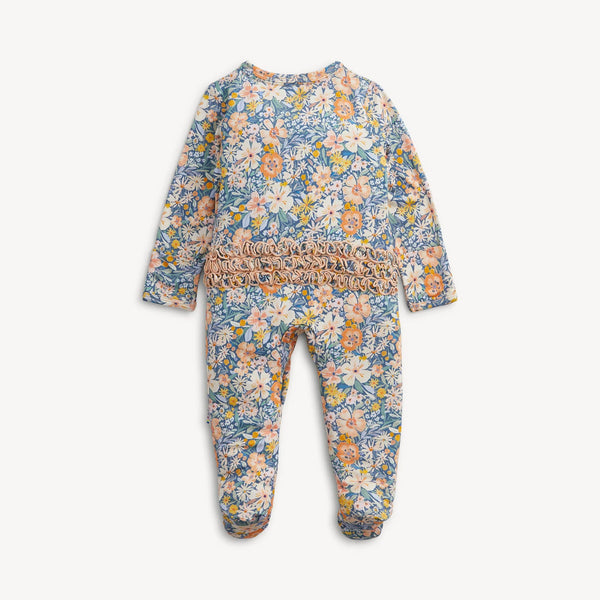Flora Magnetic Modal Ruffle Footie