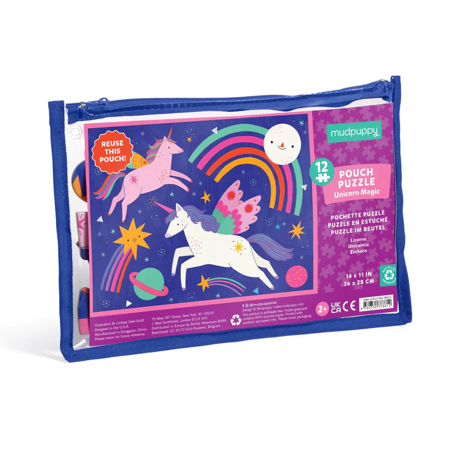 Unicorn Magic 12-Piece Pouch Puzzle