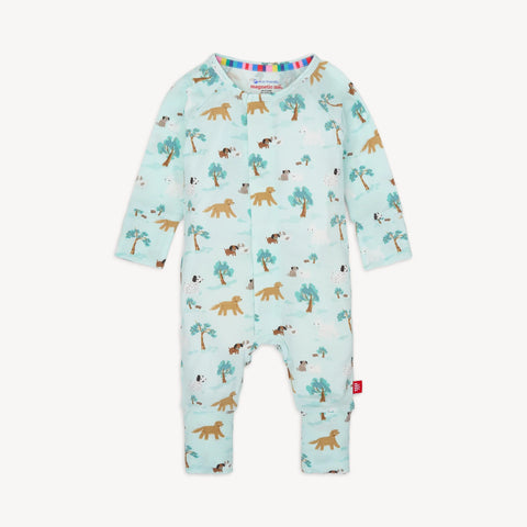 Central Bark modal magnetic grow with me convertible coverall
