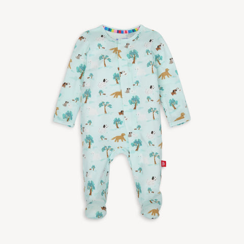 central bark modal magnetic footie