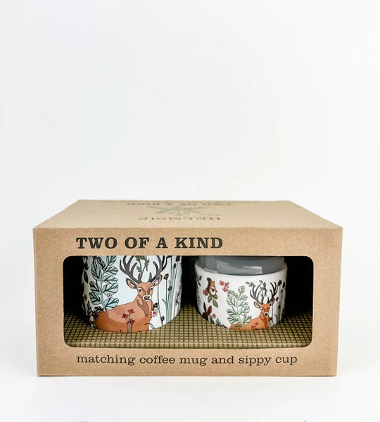 Mountain Animal Two of a Kind Cup Set