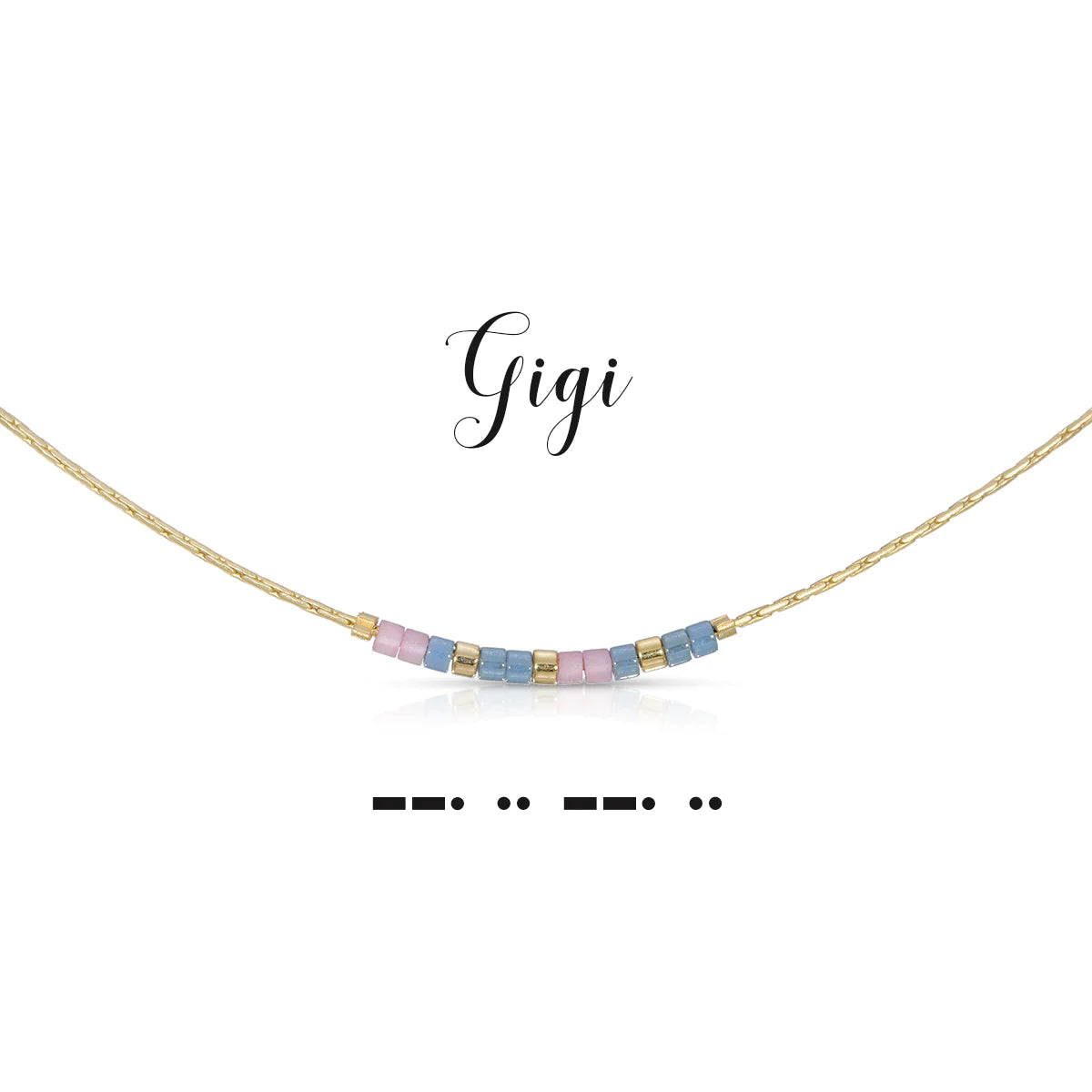 Gigi Morse Code Necklace