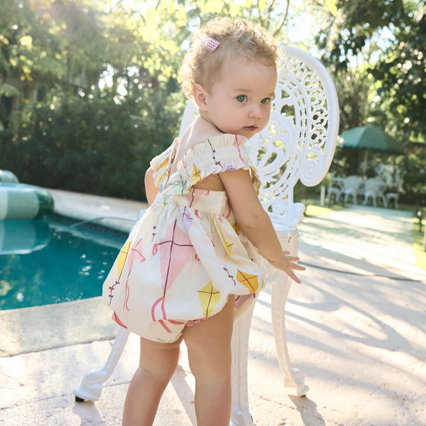 Baby Girls Via Bubble- Flying Kite