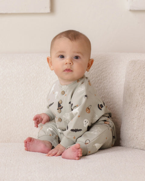 Relaxed Fleece Jumpsuit Halloween Things
