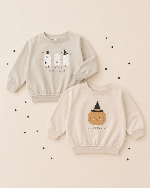 Relaxed Fleece Sweatshirt Lil Pumpkin