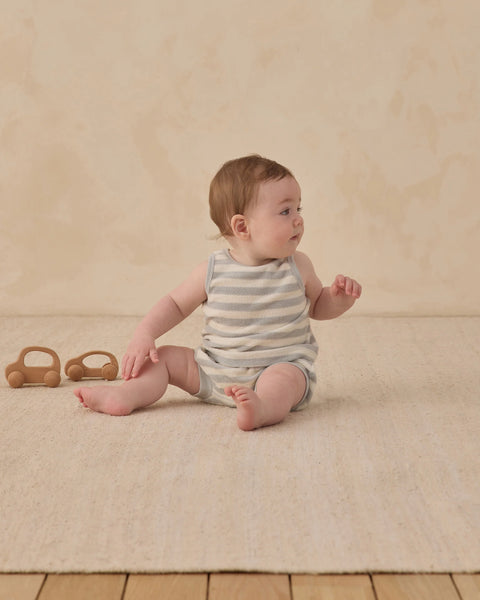 Terry Tank + Short Set || Sky Stripe