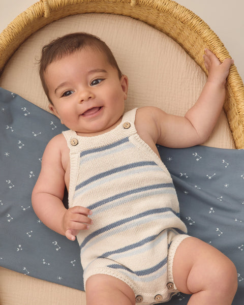 Tatum Romper Ocean Stripe