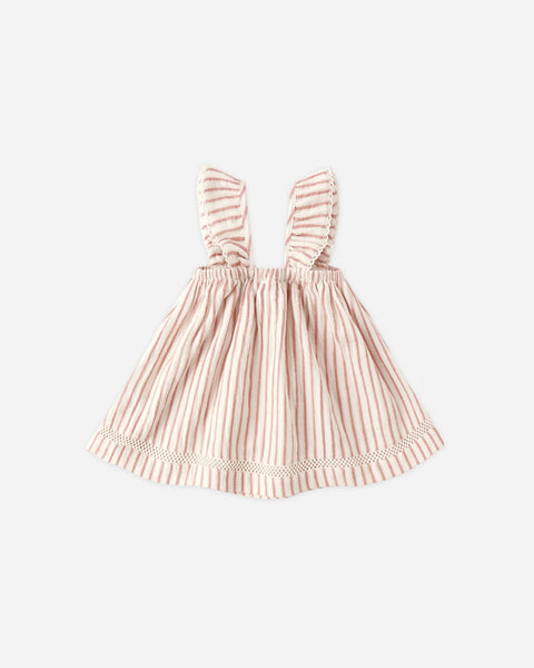Ruffle Tank Dress || Vintage Stripe