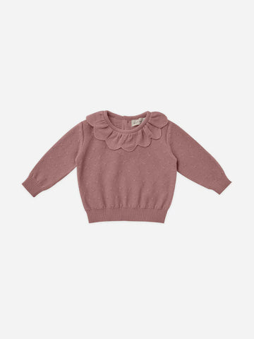 petal knit sweater || fig (FINAL SALE)