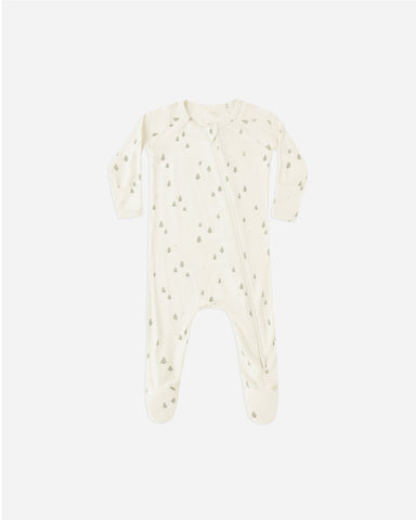Bamboo Zip Footie || Trees