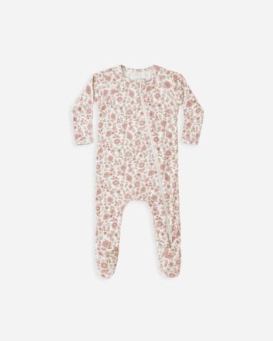 Bamboo Zip Footie || Bloom