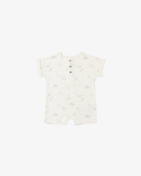 Short Sleeve One-Piece || Dinosaur