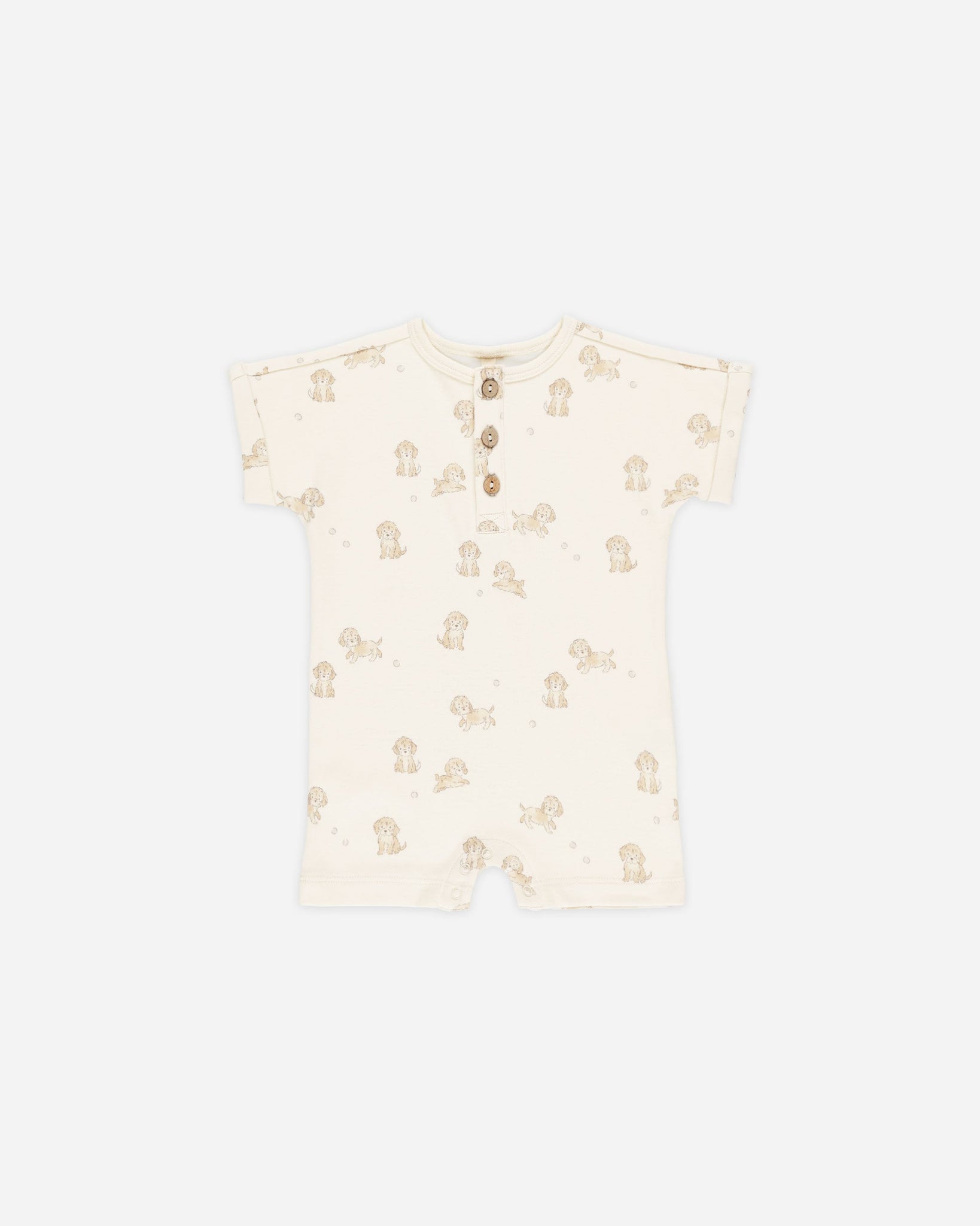 Short Sleeve One-Piece || Puppies