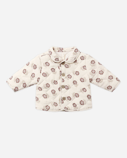 Quilted Jacket Fall Floral