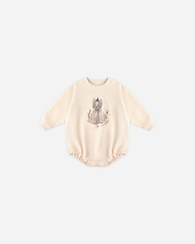 Crewneck Bubble Romper || Magic Cat